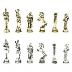 Шахматы &amp;quot;Афина&amp;quot; доска 32х32 см из змеевика