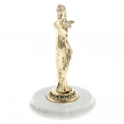Статуэтка &amp;quot;Фемида&amp;quot; на подставке из мрамора