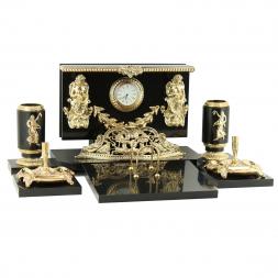 Настольный набор "Сувенирный" из камня долерит