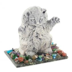 Сувенир &amp;quot;Кот играет&amp;quot; из мрамолита