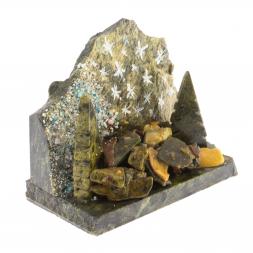 Сувенир &amp;quot;Зимняя сказка&amp;quot; змеевик