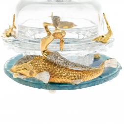 Икорница &amp;quot;Дары моря&amp;quot; камень агат