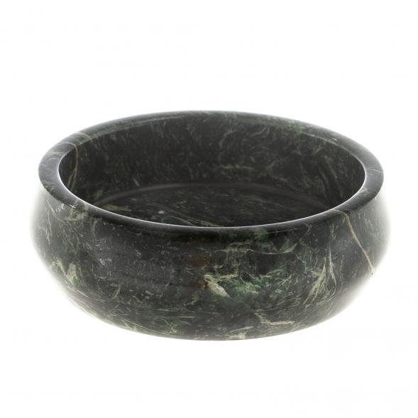 Пепельница круглая из змеевика 10х10х3,5 см 124563