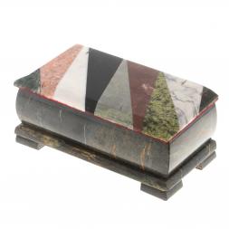 Шкатулка для денег "Купюрница" с мозаикой косой луч 19х9,5х8 см