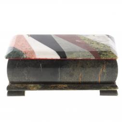 Шкатулка для денег "Купюрница" с мозаикой косой луч 19х9,5х8 см