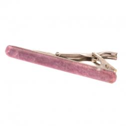 Набор запонки прямоугольные зажим для галстука камень турмалин