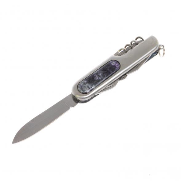 Нож мультитул складной 7 в 1 с камнем гетчеллит 126740