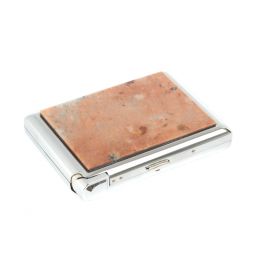 Портсигар на 20 сигарет с зажигалкой камень пегматит