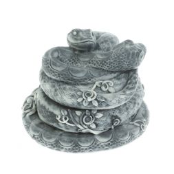 Шкатулка &amp;quot;Две змеи&amp;quot; из мраморной крошки