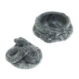 Шкатулка &amp;quot;Две змеи&amp;quot; из мраморной крошки