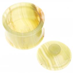 Сахарница из камня оникс 10х10х9 см 250 мл (4х4)