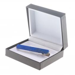 Зажим для галстука камень лазурит