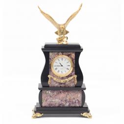 Часы &amp;quot;Орел&amp;quot; камень флюорит бронза