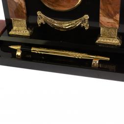 Настольный набор из яшмы &amp;quot;Россия&amp;quot;