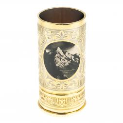 Стопка гильза &amp;quot;Охотник&amp;quot; 40 мл в подарочной упаковке Златоуст