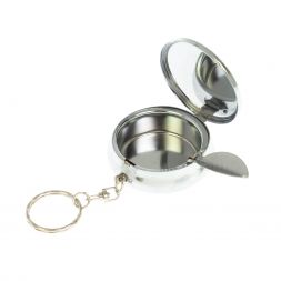 Пепельница карманная камень жадеит 5х5,5х2 см