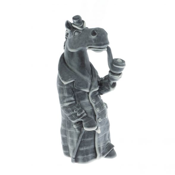 Статуэтка &amp;quot;Конь в пальто с трубкой&amp;quot; из мрамолита 129367