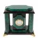 Часы из шабровского змеевика 17х12х17 см 129833