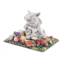 Сувенир из мрамолита "Лис турист"