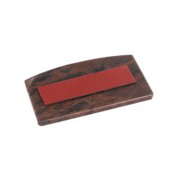 Автоикона &amp;quot;Триптих&amp;quot; из коричневого обсидиана 6,5х4 см