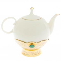 Набор чайный "Малахит" в подарочной коробке Златоуст