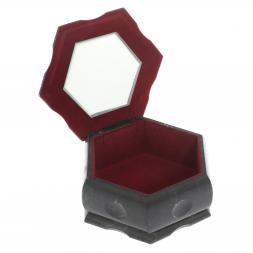 Каменная шкатулка &amp;quot;Хозяйка медной горы&amp;quot; 14х12,5х7 см