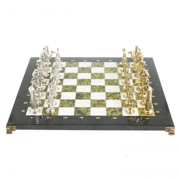 Шахматы &amp;quot;Древний Египет&amp;quot; доска 40х40 см мрамор змеевик 122636