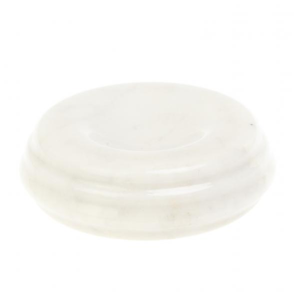 Подставка под шар из белого мрамора 10х10х3 см 126895