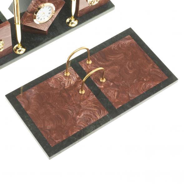 Настольный набор &amp;quot;Куб&amp;quot; из лемезита 120100