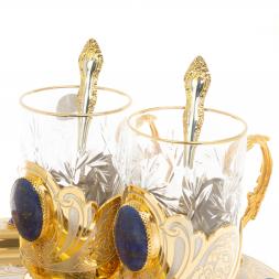 Набор чайный "Лазурит" в подарочной коробке Златоуст