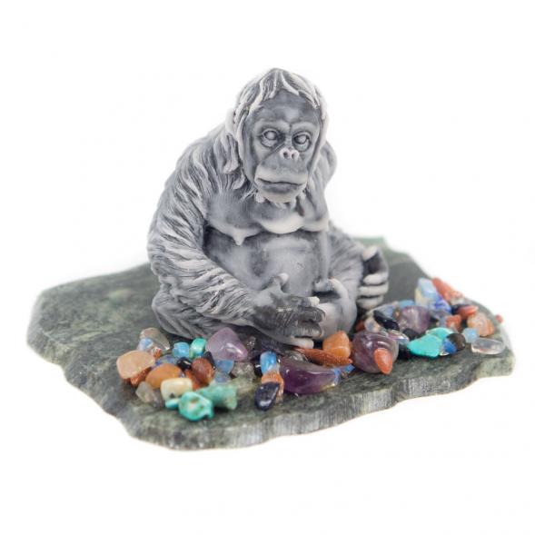 Сувенир &amp;quot;Обезьяна&amp;quot; из мрамолита 116841