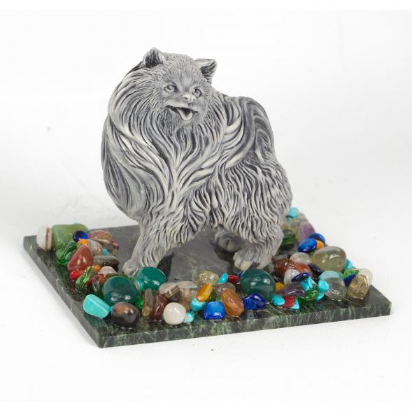 Сувенир &amp;quot;Шпиц&amp;quot; из мрамолита 117955