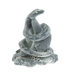 Статуэтка "Змея вокруг слитка" из мраморной крошки