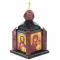 Шкатулка &amp;quot;Часовня&amp;quot; малая из лемезита и змеевика 11х11х20 см