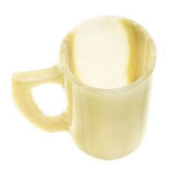 Кружка пивная из камня оникс 11х7,5х12,5 см 350 мл