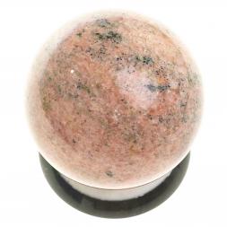 Шар &amp;quot;Антистресс&amp;quot; из розового мрамора 9 см на подставке