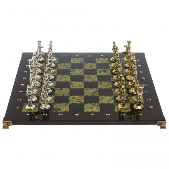 Шахматы сувенирные &amp;quot;Великая Отечественная война&amp;quot; доска 40х40 см змеевик 129836