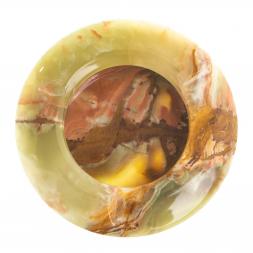 Пепельница из камня оникс 12,5х12,5х3,5 см (5)