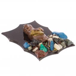 Магнит "Медведь с балалайкой" из змеевика