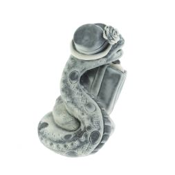 Статуэтка "Змей с подарком" из мраморной крошки