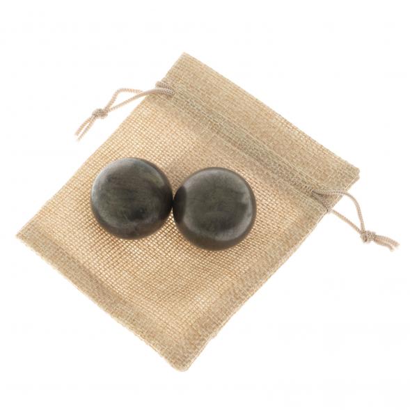 Шары для массажа 3,5 см из камня пирит 129638