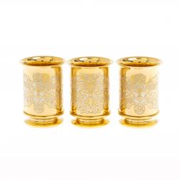 Набор фляжка с тремя стопками "Охотники" Златоуст