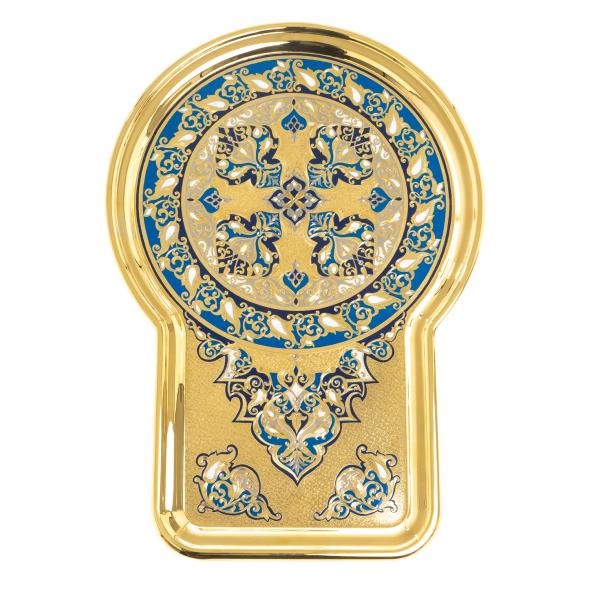 Самовар с сервизом на 6 персон &amp;quot;Лазуритовый&amp;quot; Златоуст 123369