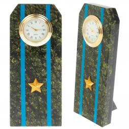 Часы "Погон майор ВВС, ВКС, ВДВ" серпентинит