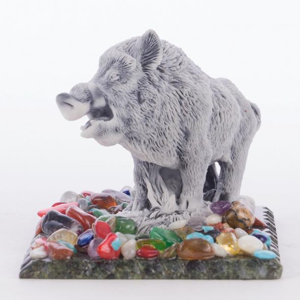 Сувенир &amp;quot;Кабан&amp;quot; из мрамолита 118991