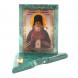 Икона с подсвечником Святой Лука малая из змеевика 9,5х9,5х10 см 119746