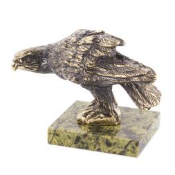 Настольная статуэтка из бронзы и камня &amp;quot;Сокол&amp;quot;