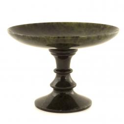 Фруктовница из нефрита 18,5х13 см