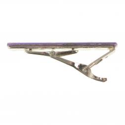 Зажим для галстука с камнем чароит