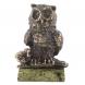 Сувенир &amp;quot;Филин на ветке&amp;quot; змеевик бронза 120290